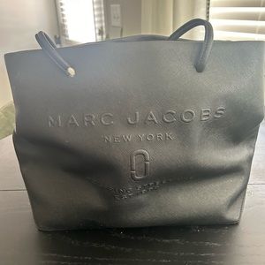 Marc Jacobs black tote. Red inside